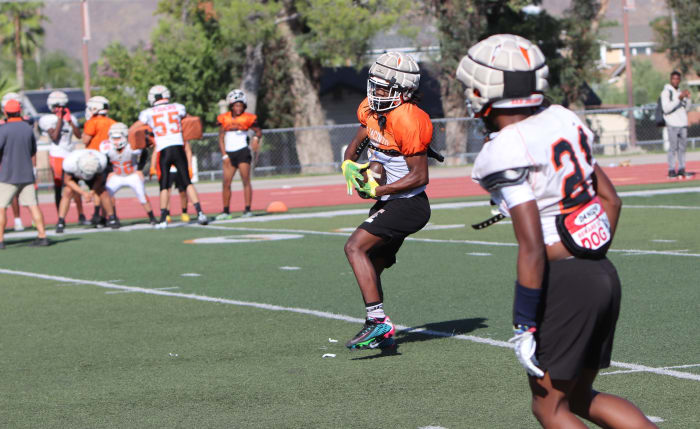 San Jacinto WR Dillon Gresham, Oregon commit by John Murphy 9-27-23091920237